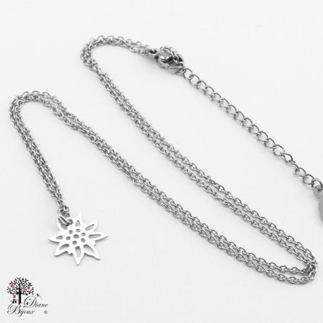 Stainless steel mini Pendant + Chain 11mm