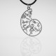 Stainless steel pendant Tree of life