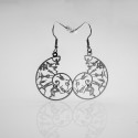 Earring Tree of life stainless steel